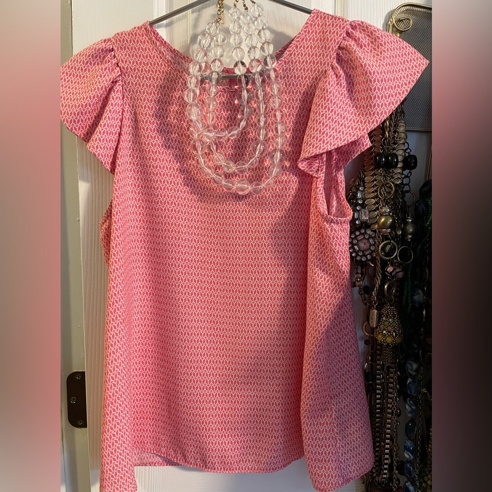 Pink blouse